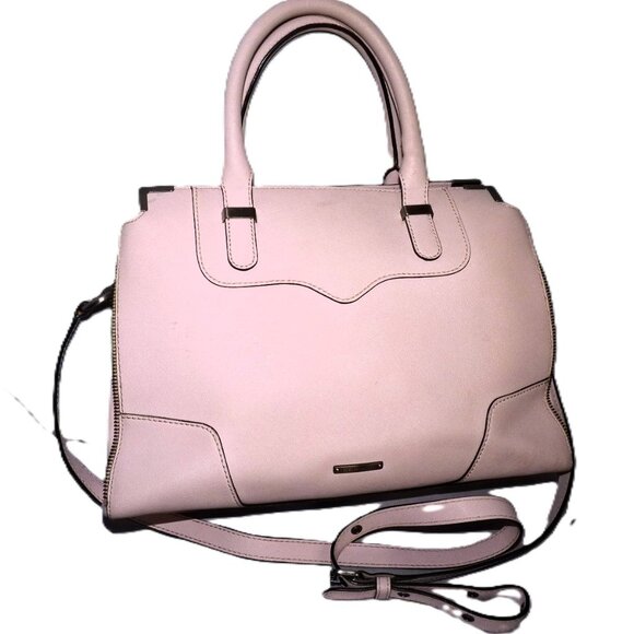 Rebecca Minkoff Handbags - Rebecca Minkoff Amorous blush pink leather crossbody satchel bag